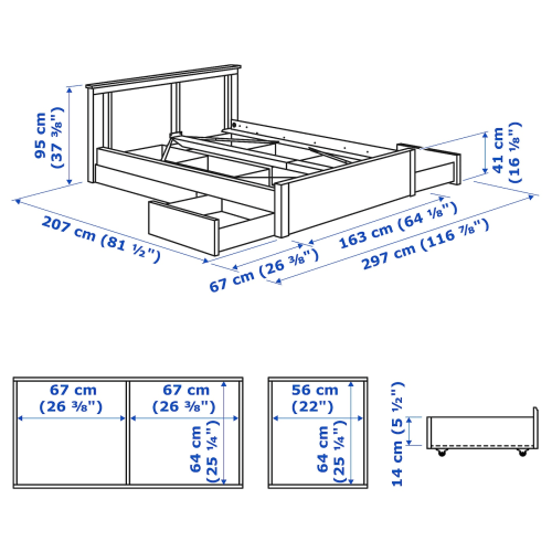 Songesand bed storage boxes deals